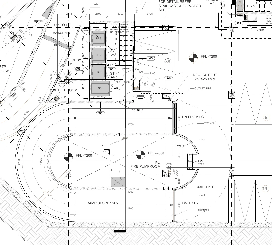 Plan content: the evidence for Basement 1