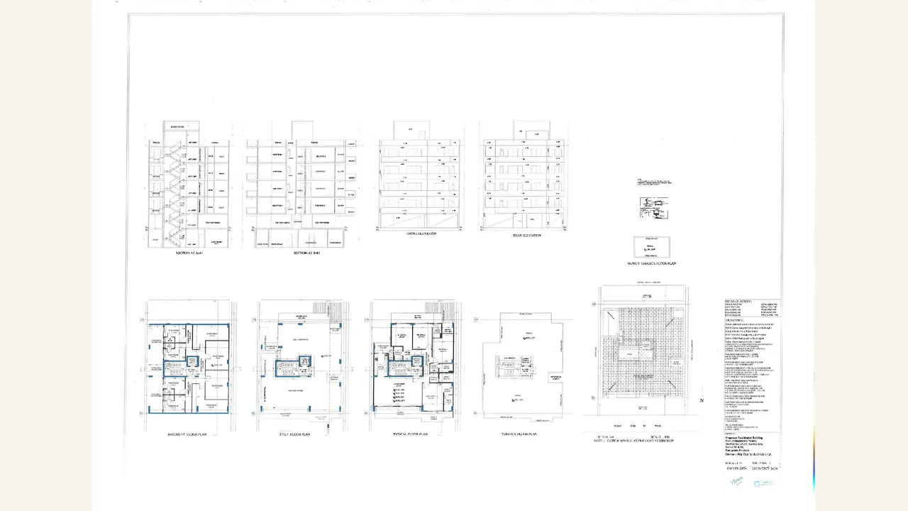 INDEPENDENT FLOORS AT DLF GARDENCITY SECTOR 91/92 drawing