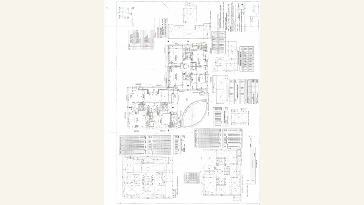 First-floor amenities layout plan visually verified for Advik by ROF