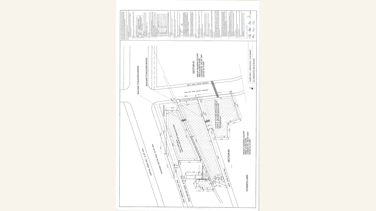 Audited zoning plan showing the Alura planning context