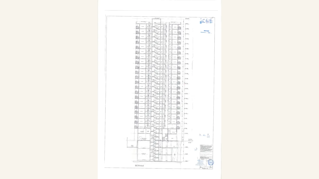 ANANTA VILASA 2.0: building section plan