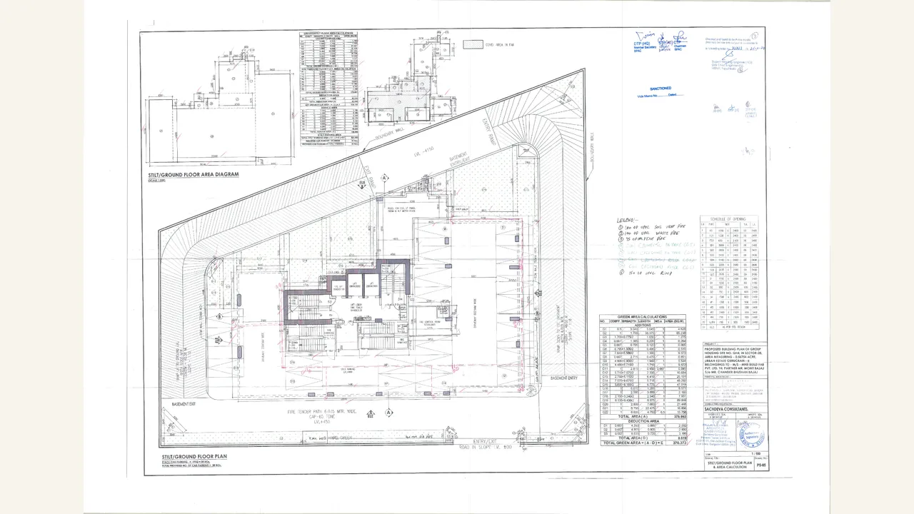ANANTA VILASA 2.0: stilt and ground-floor plan