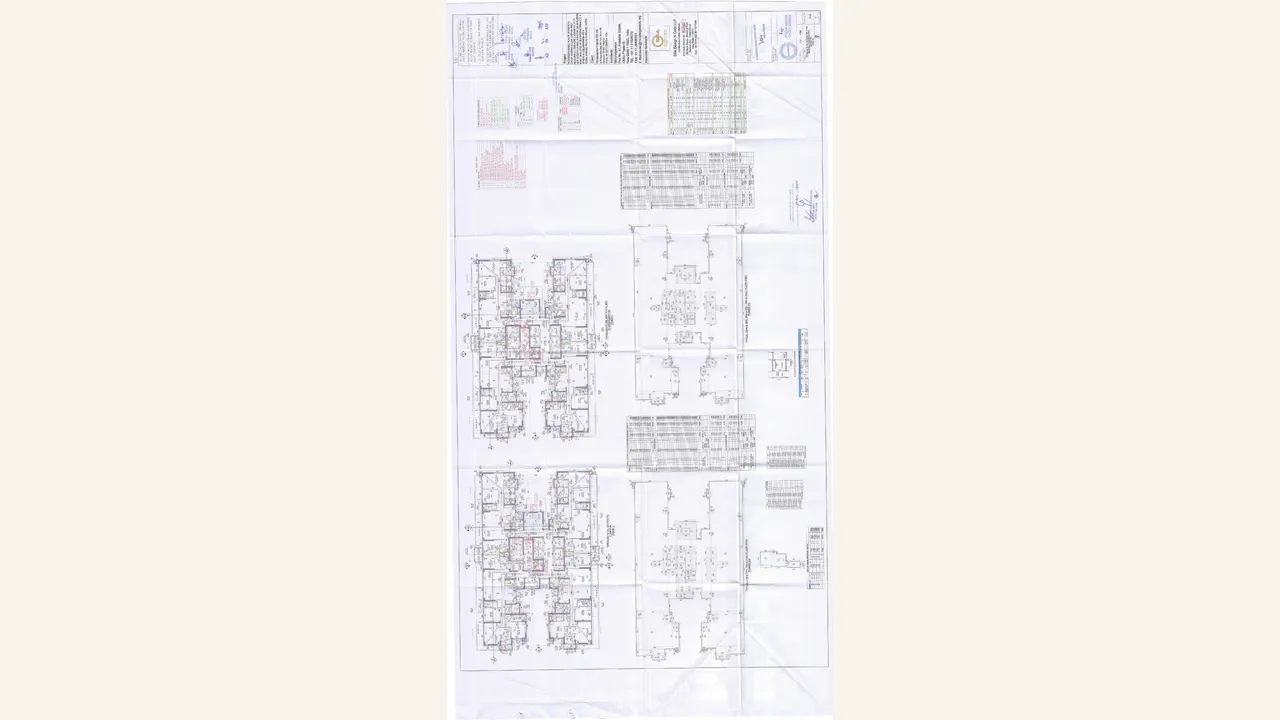 Tower 01 typical-floor plan visually verified for Aquaria at AIPL Lake City