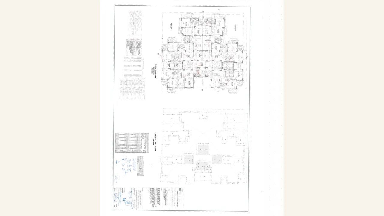 Tower I typical-floor plan visually verified for Aster Avenue 36 Phase 2