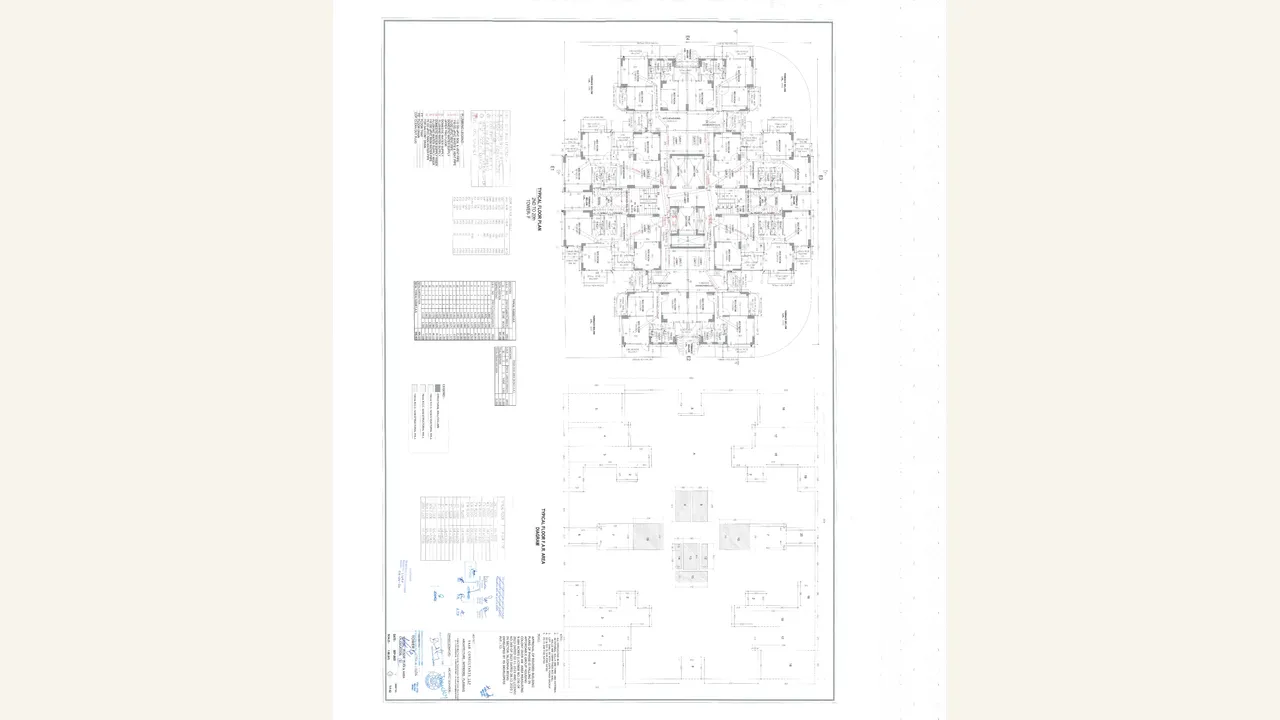 Tower F typical-floor plan visually verified for Aster Avenue 36 Phase 2