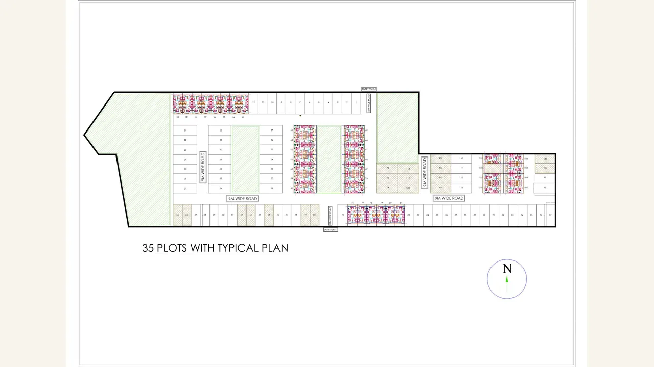 AVANI SIGNATURE FLOORS superimposed demarcation plan