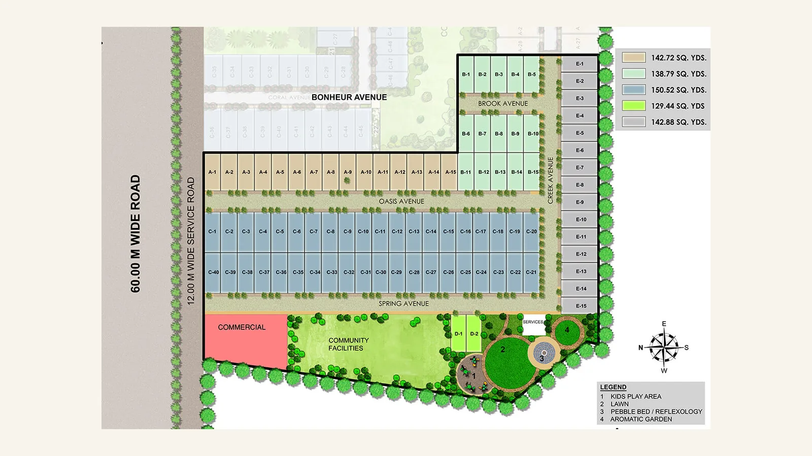 BONHEUR AVENUE PHASE 2 drawing