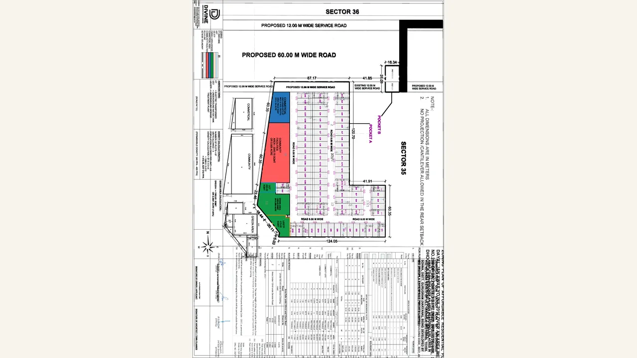 demarcation plan for BONHEUR AVENUE PHASE 2