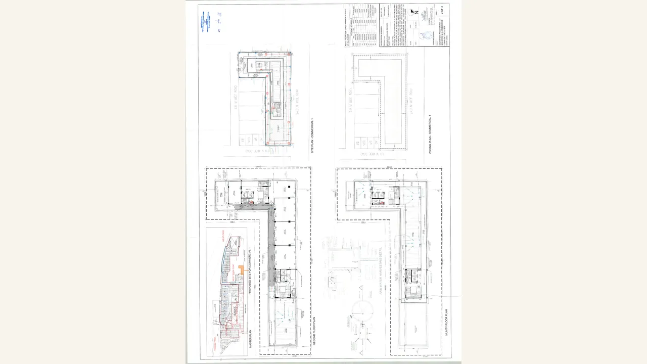 FLOOR PLAN- SECOND FLOOR AND TERRACE PLAN drawing for BPTP Green Oaks Boulevard