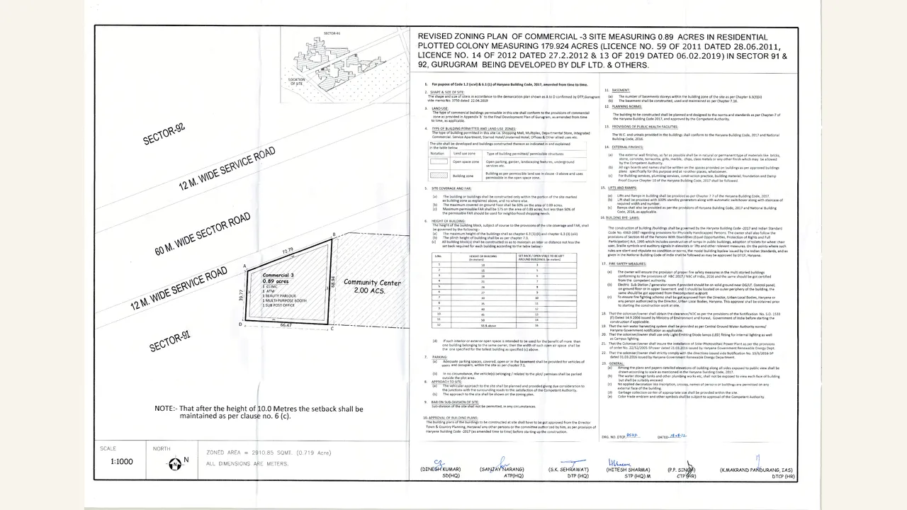 CLUB ARCADE — approved plans