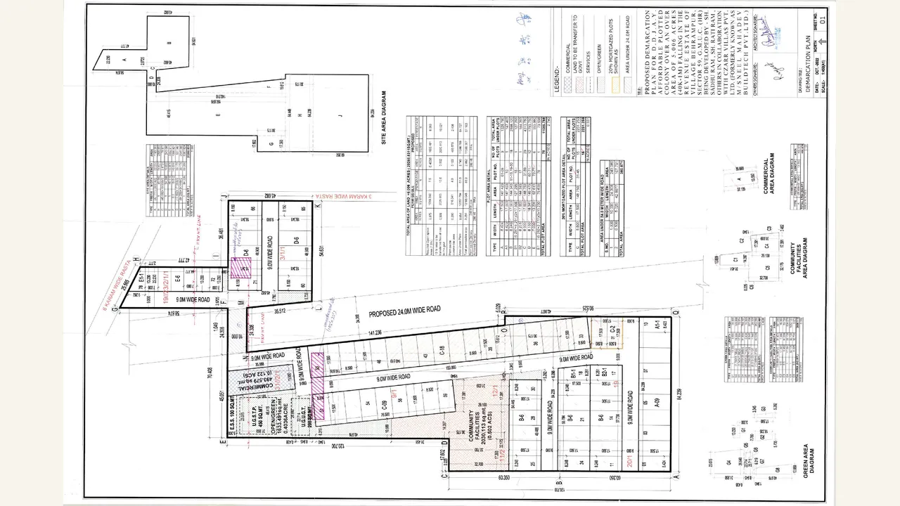 DEMARCATION PLAN for CZARR VILLAS 59