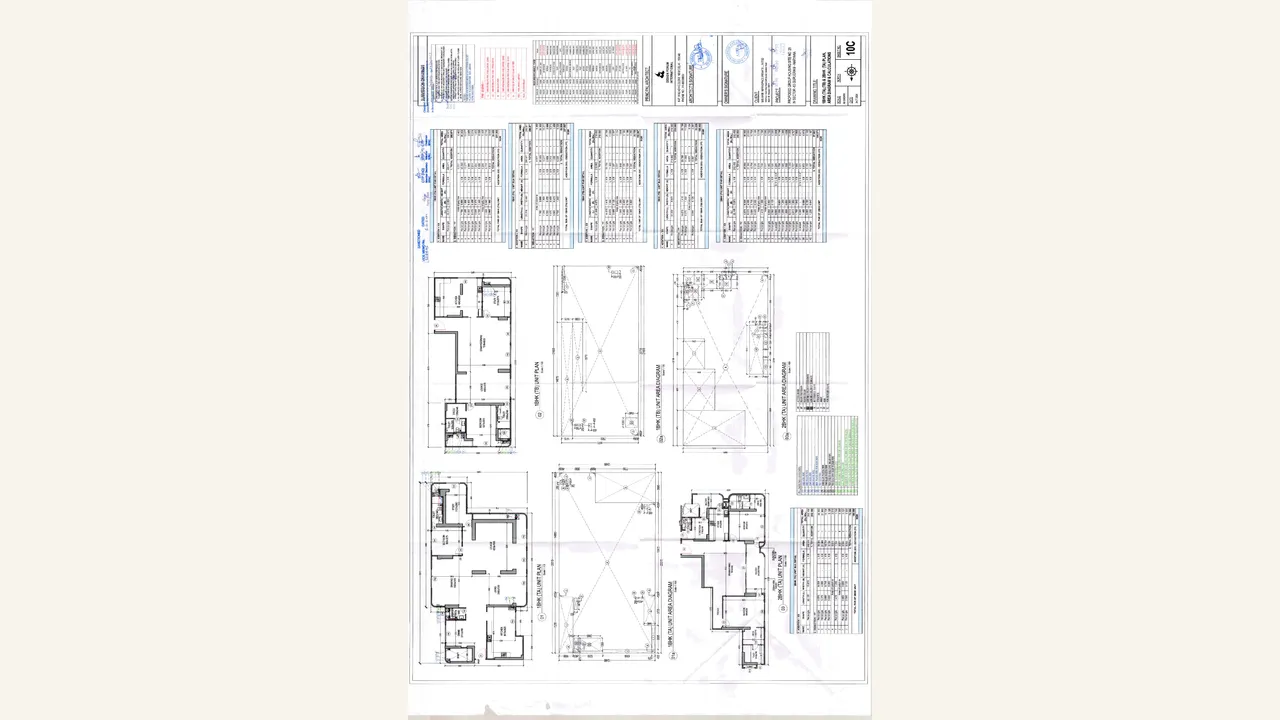 One- and two-bedroom unit plan for DALCORE THE FALCON
