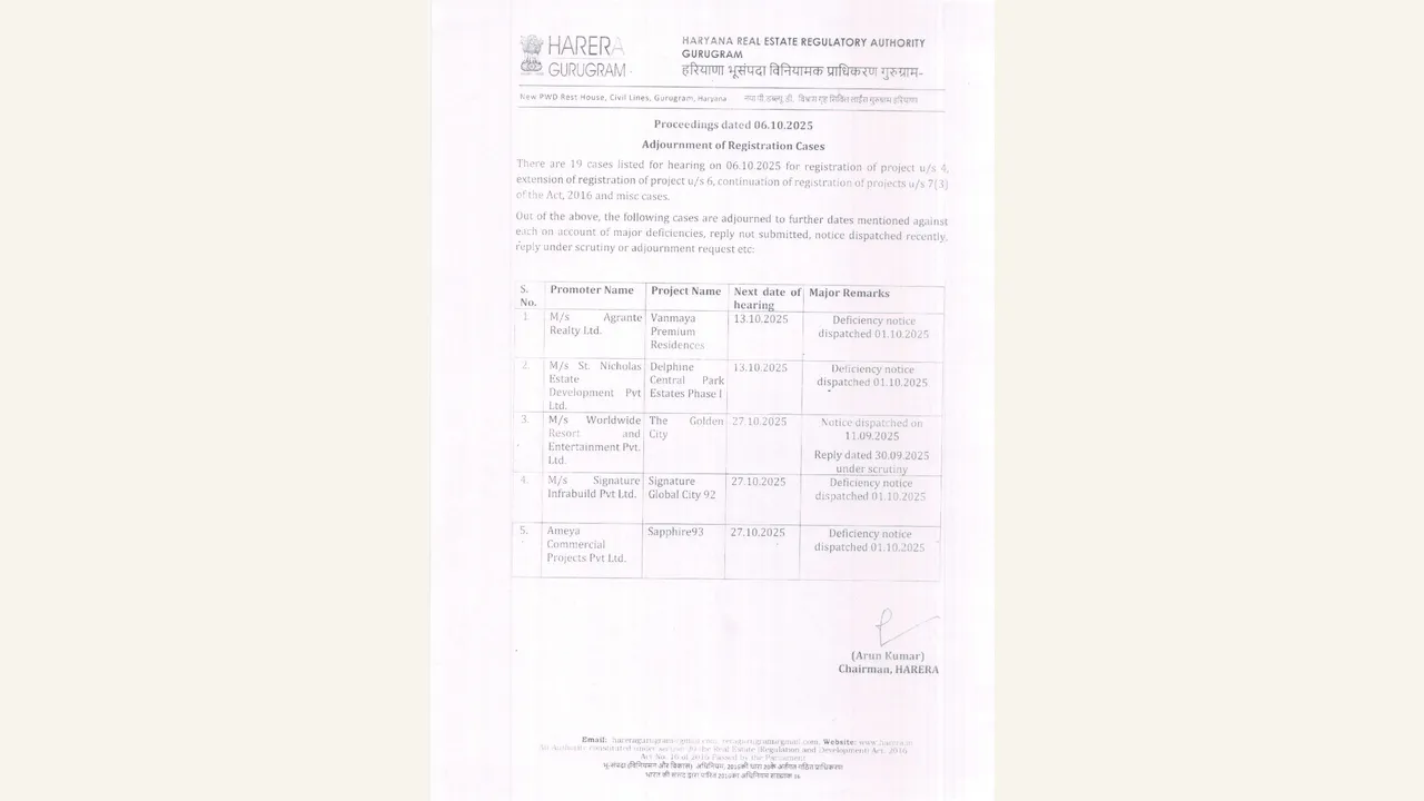 Audited registration-proceedings order for Delphine Phase I