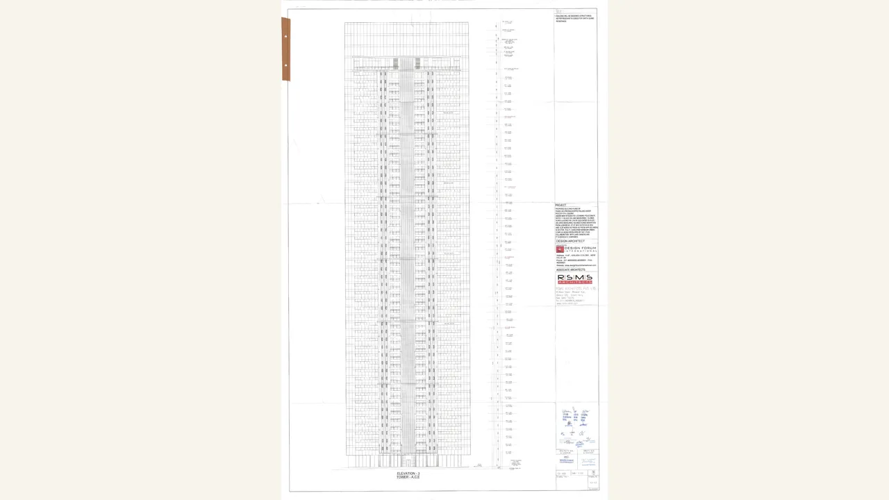 DLF Privana North elevation 03 (tower a,c\u0026e)