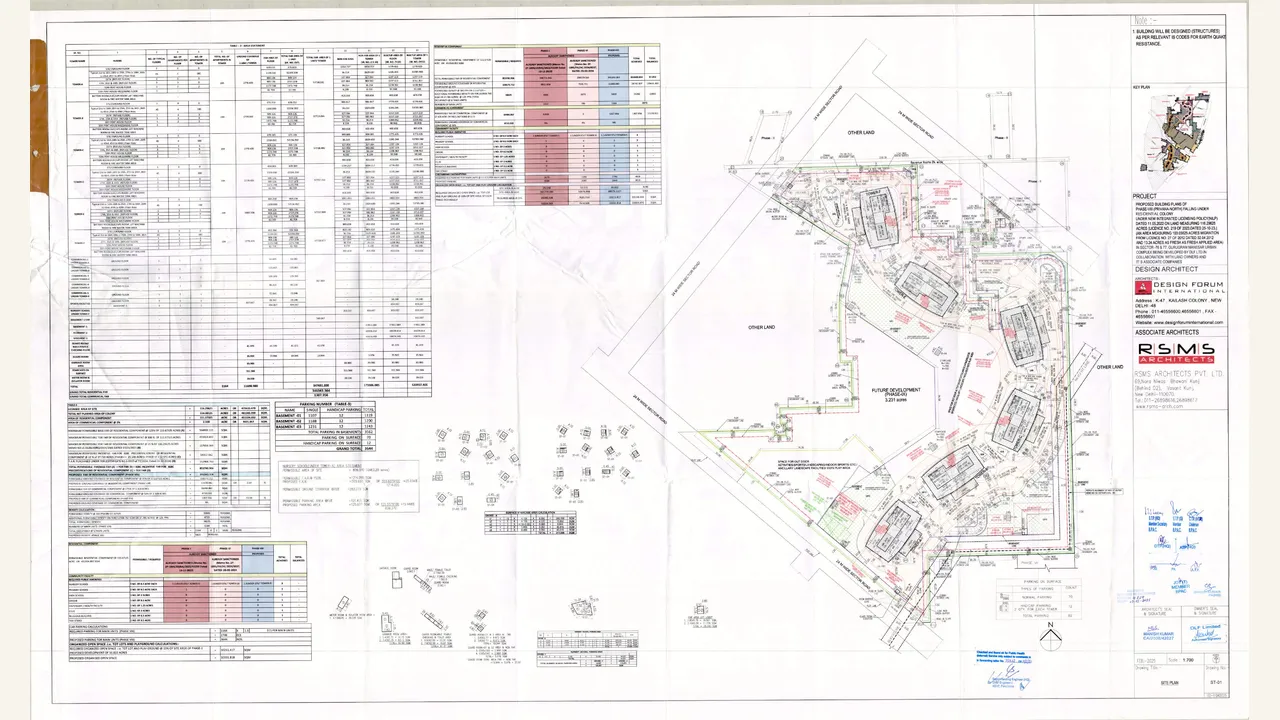DLF Privana North — approved plans