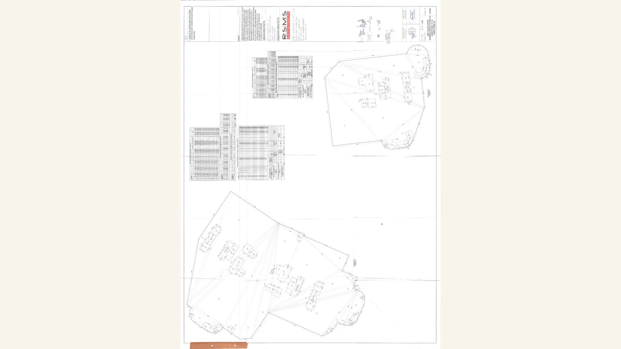 DLF PRIVANA SOUTH architectural building plan drawing shown in the completed visual audit