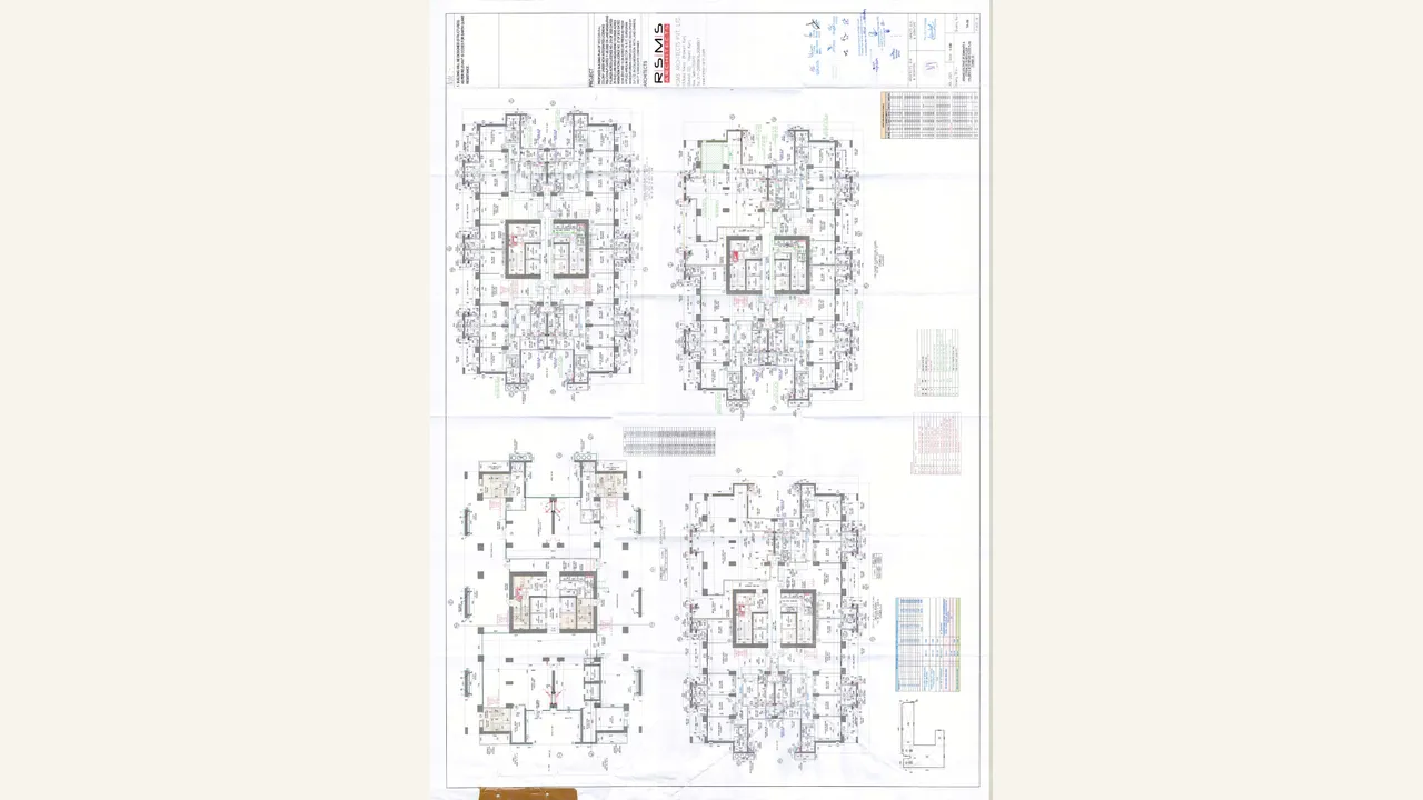 DLF PRIVANA WEST Typical floor plan tower e drawing PDF