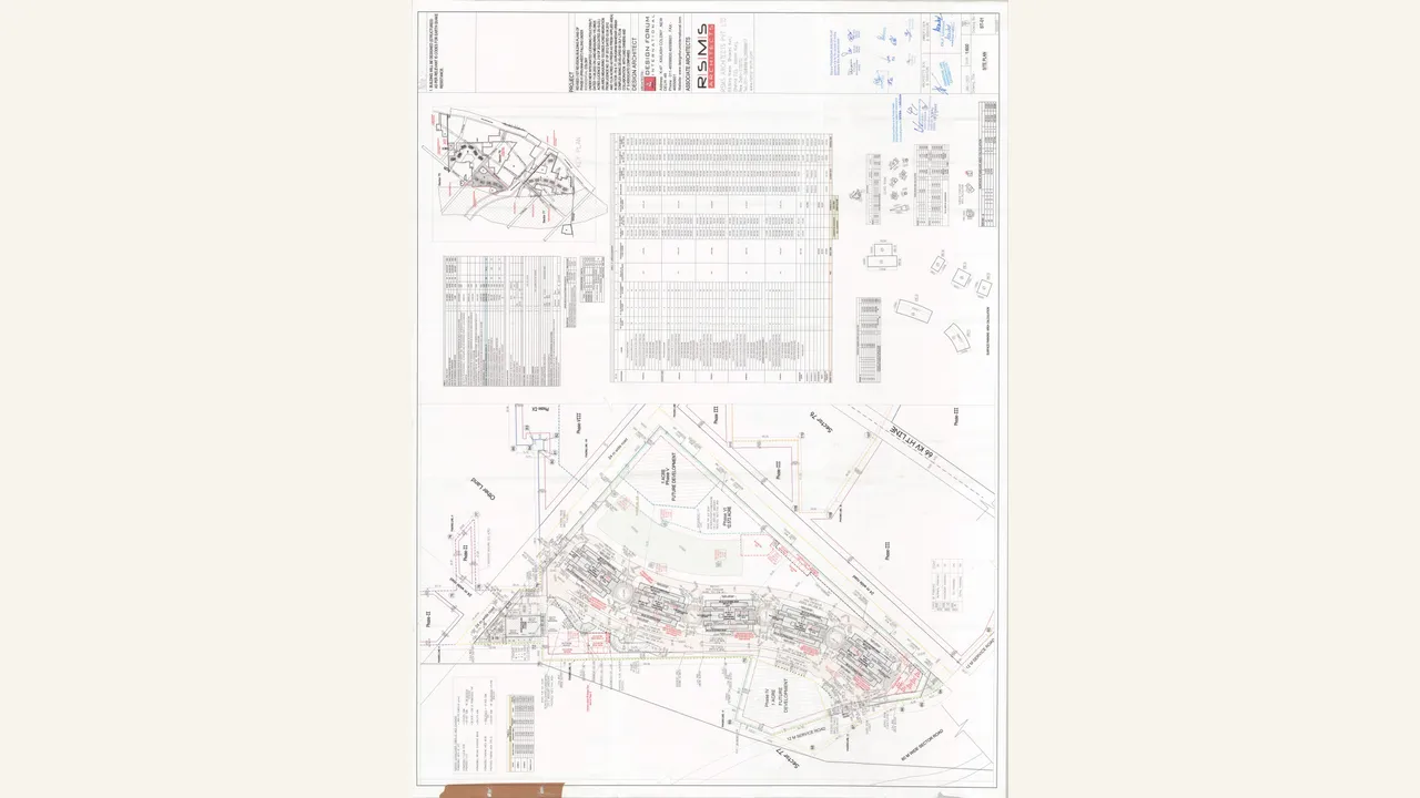 DLF PRIVANA WEST Site plan drawing PDF