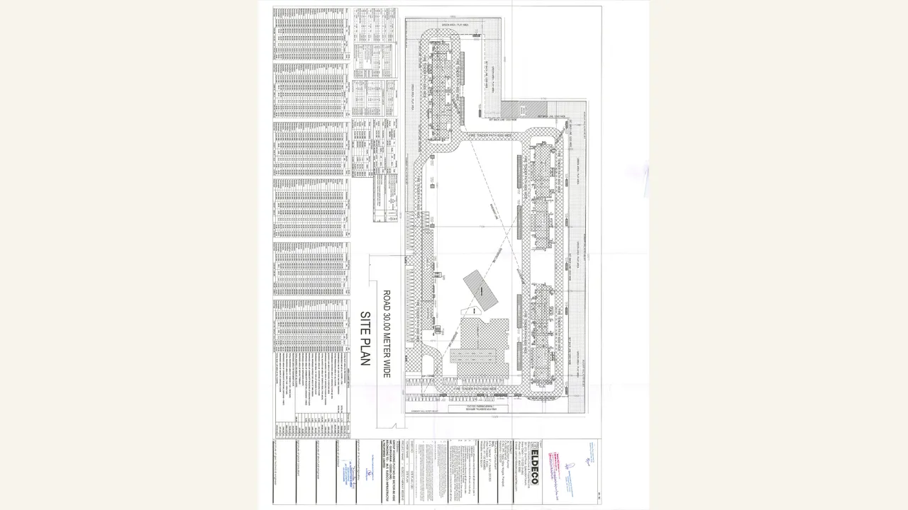 The Latest Layout Plan (Form A H Upload; 22 10 2024) visually verified for Eldeco Fairway Reserve