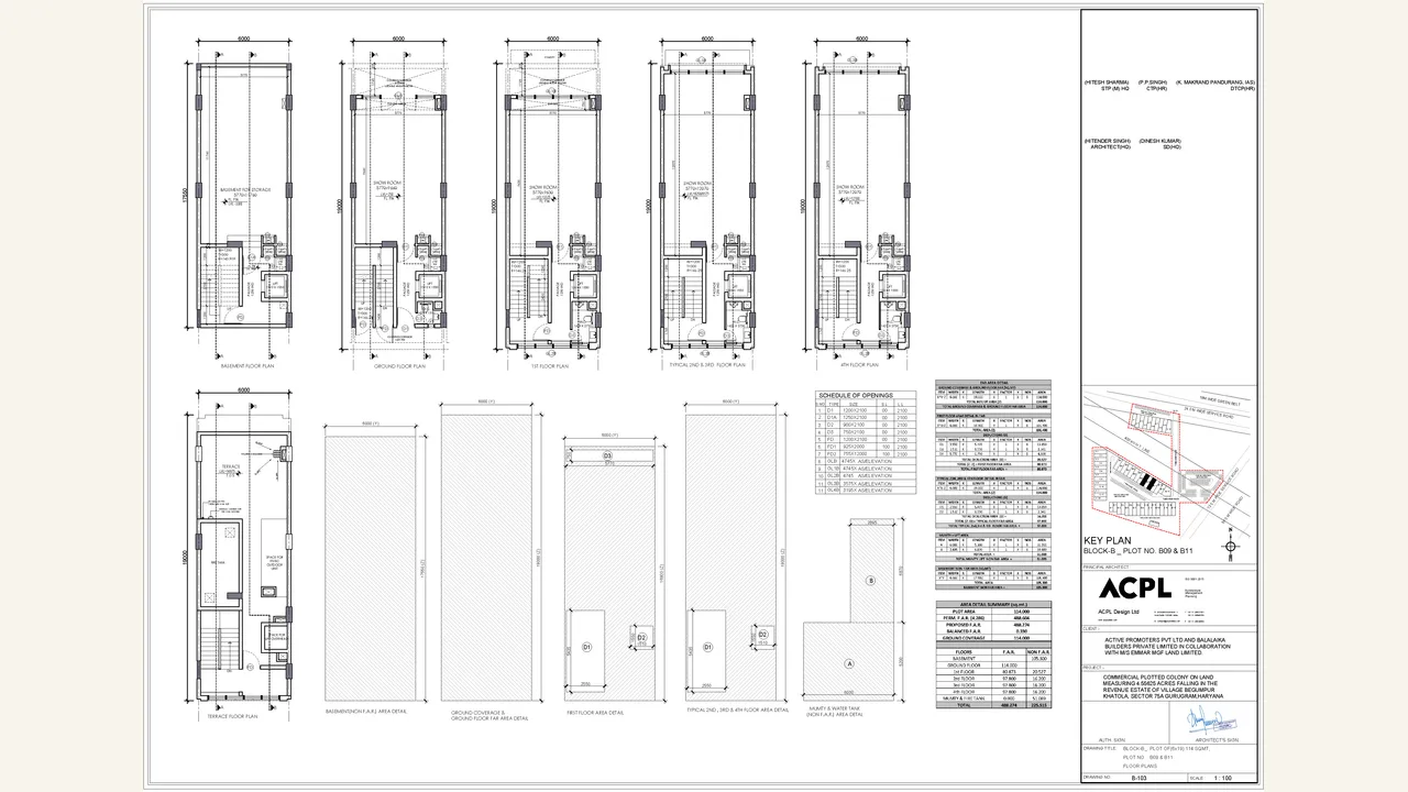STANDARD PLAN SUBMISSION-B09 \u0026 B11 for EMAAR BUSINESS DISTRICT 75A