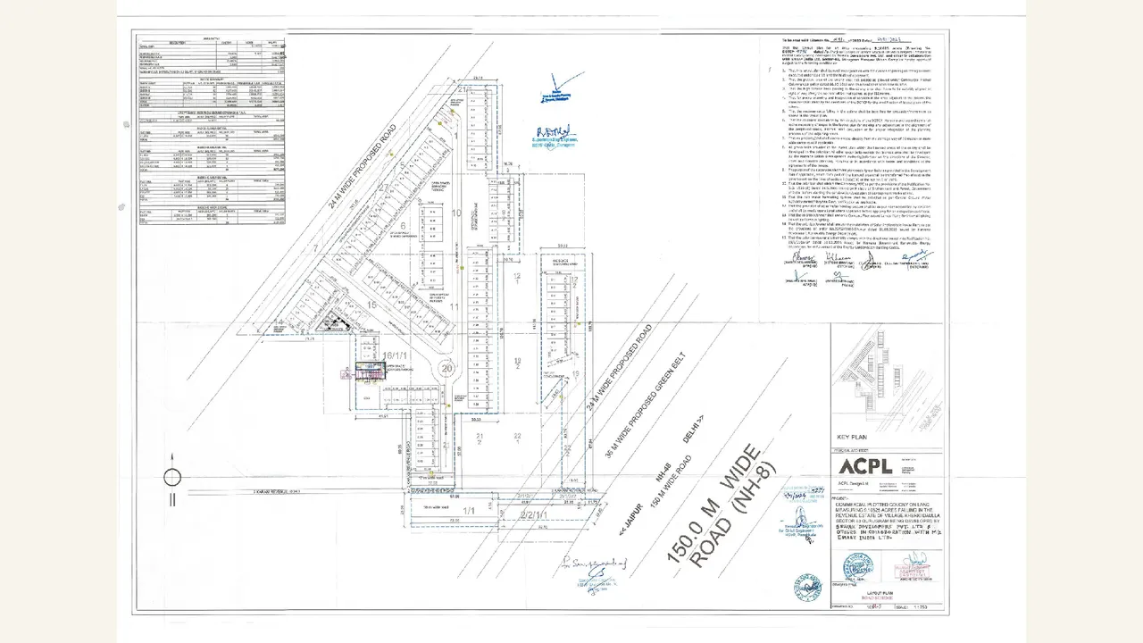 EMAAR BUSINESS DISTRICT 83 service plan estimate drawing shown in the completed visual audit