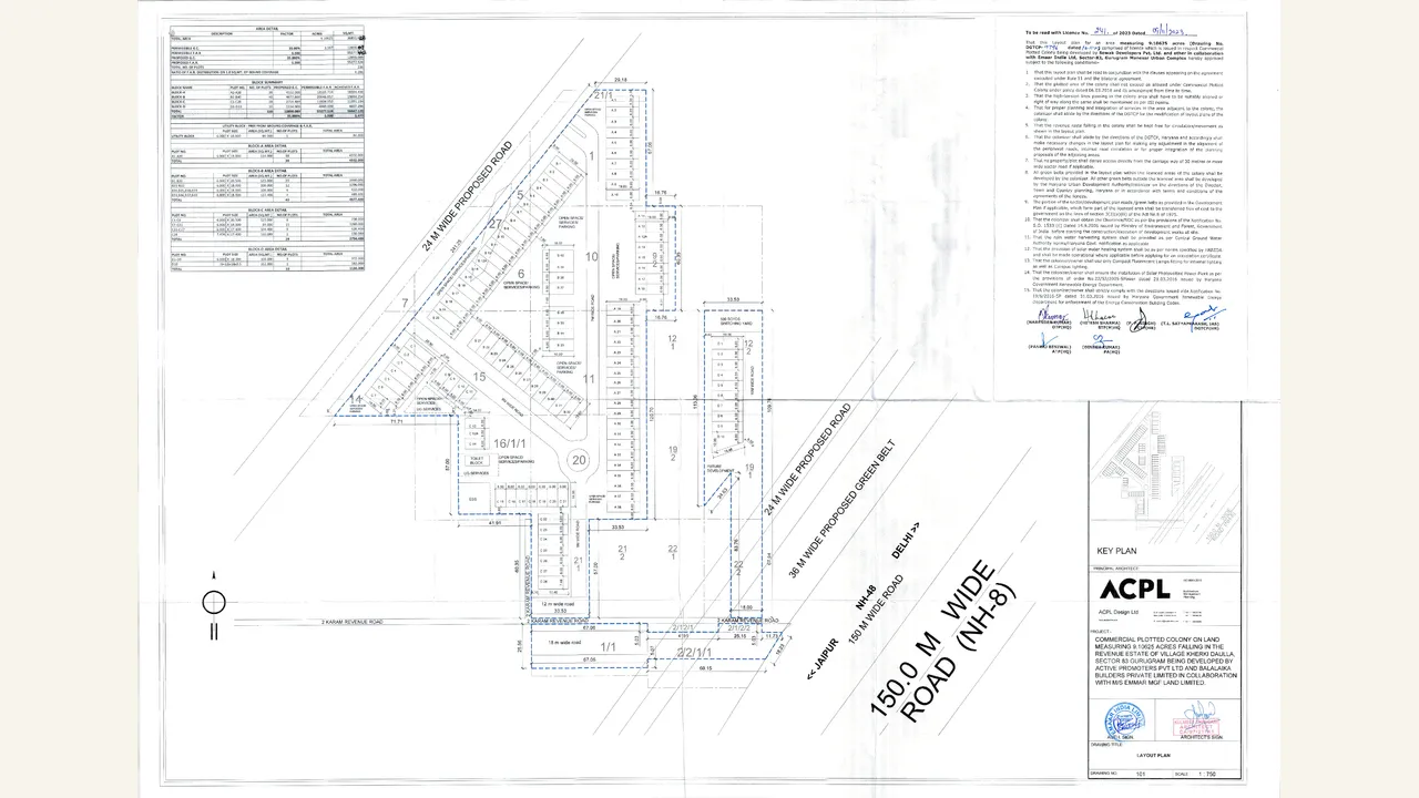 EMAAR BUSINESS DISTRICT 83 latest layout plan shown in the completed visual audit