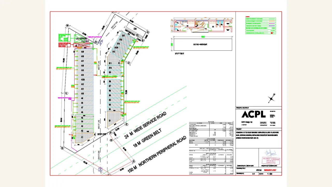 Authority-filed water-supply plan for Emaar Business District 99