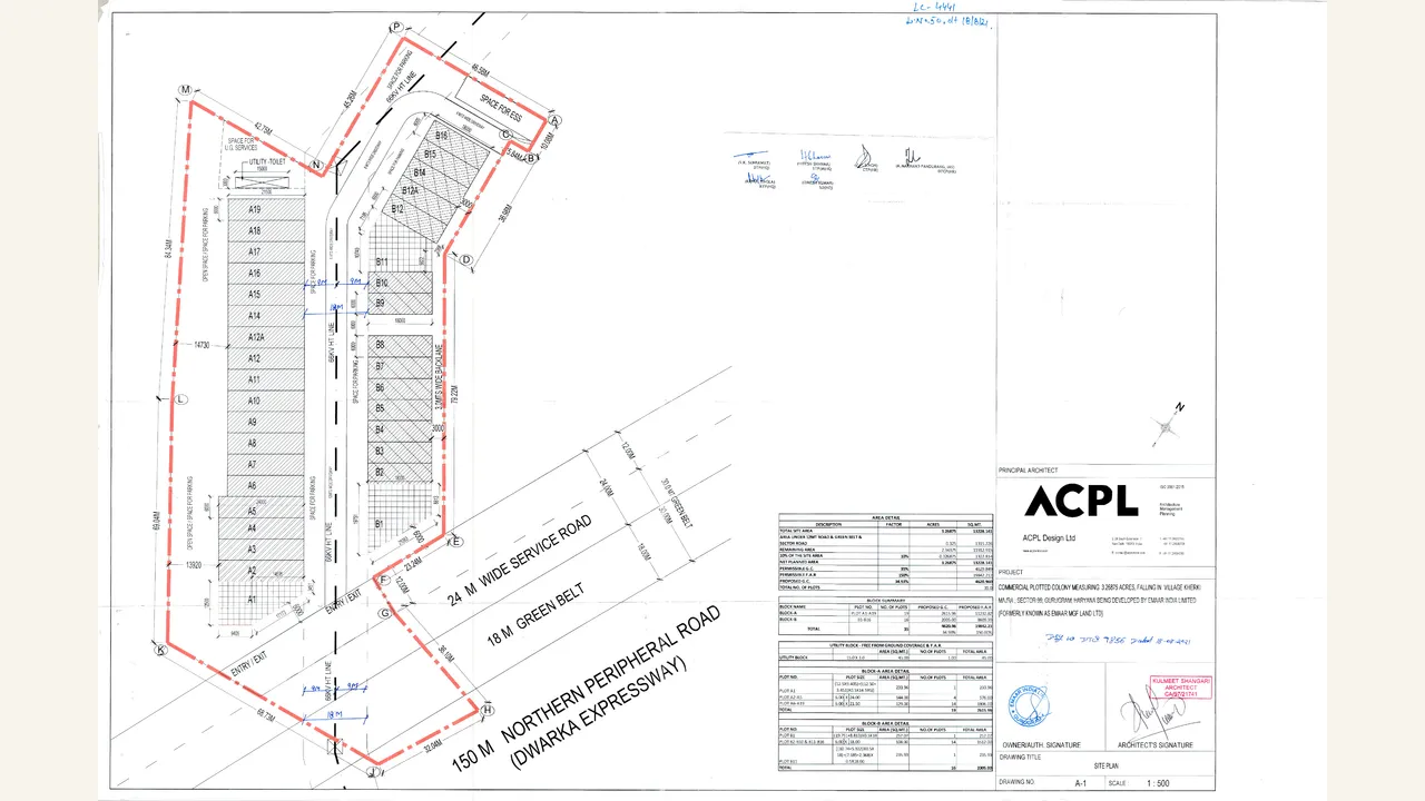EMAAR BUSINESS DISTRICT 99 (EBD 99) — approved plans