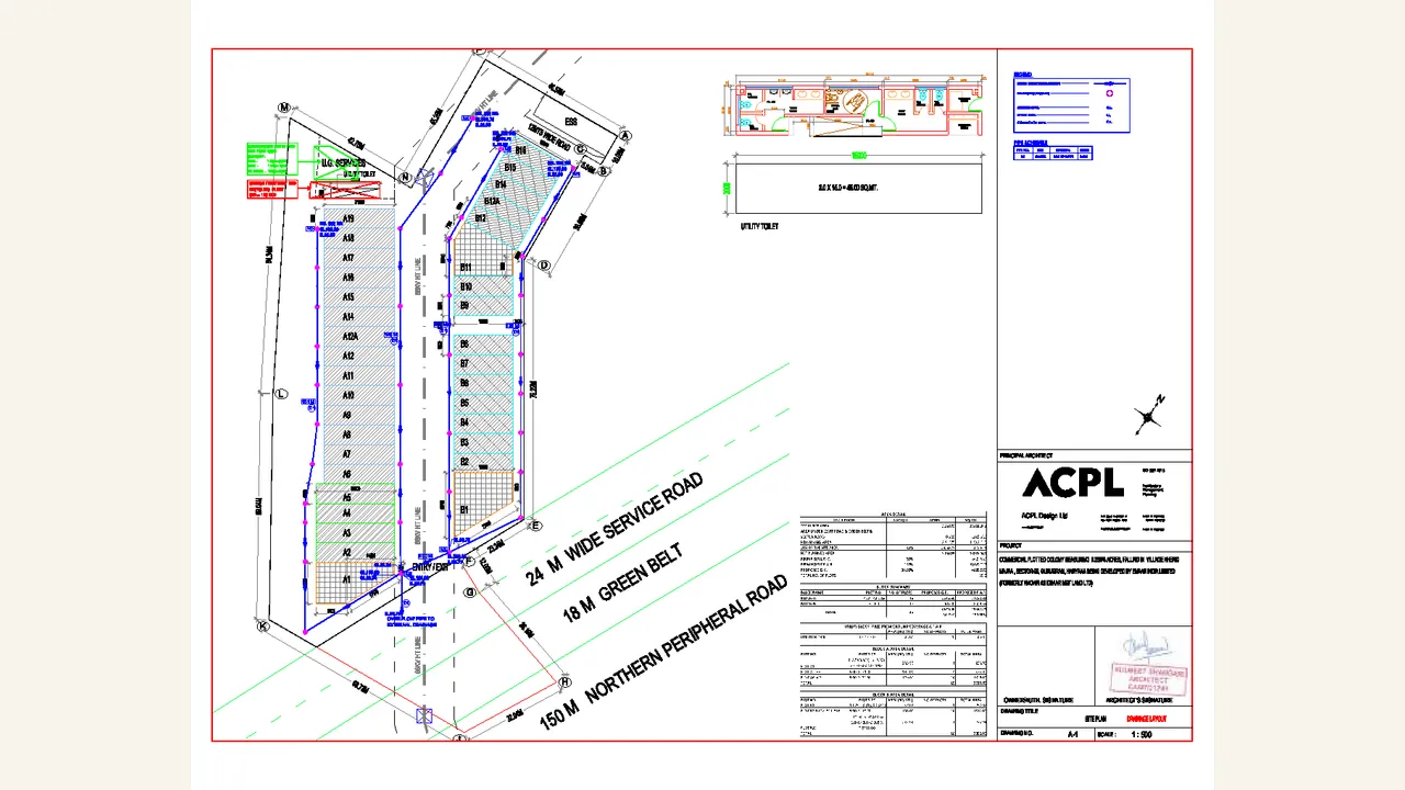 Authority-filed storm-water drainage plan for Emaar Business District 99