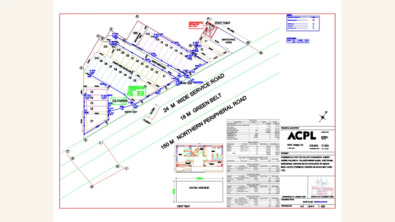 Authority-filed storm-water drainage plan for Emaar Business District 99 NXT