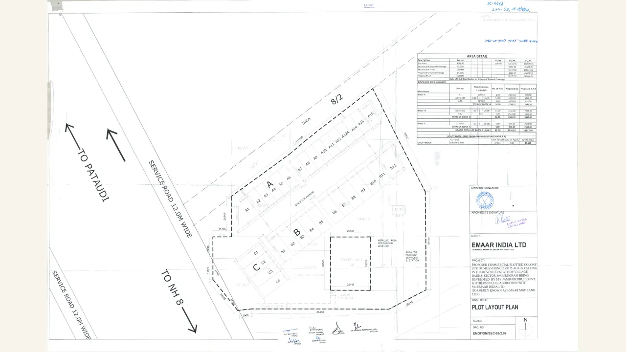 EMAAR BUSINESS DISTRICT (EBD-89 NXT) — approved plans