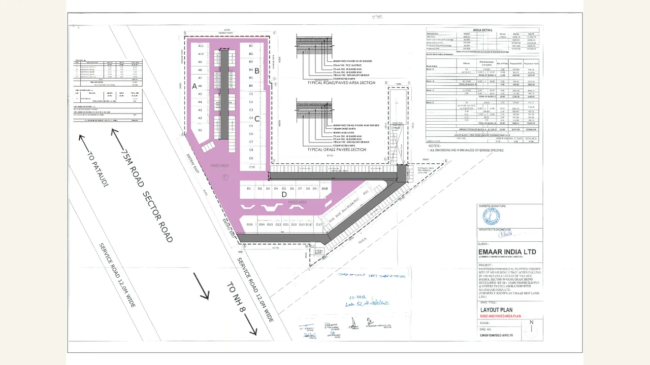 Authority-filed road plan for EBD-89