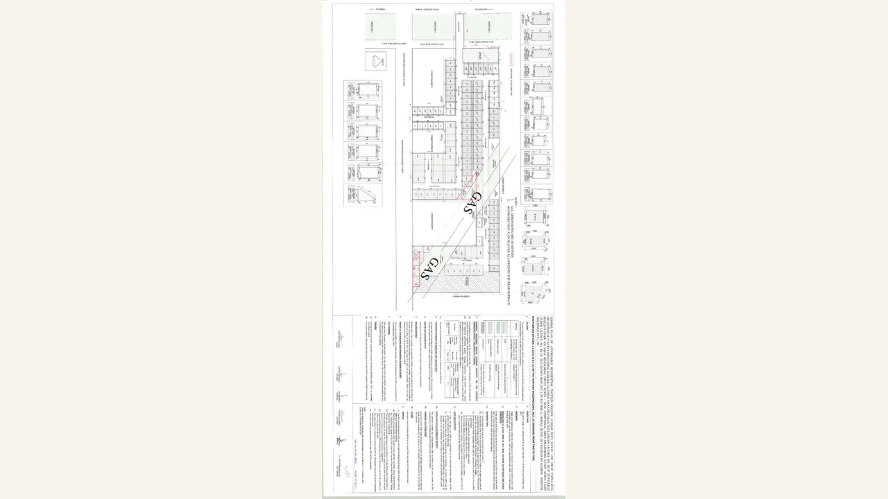 ZONING PLAN — visually reviewed for FLORA AVENUE 33 PHASE II. Source-reviewed for FLORA AVENUE 33 PHASE II.