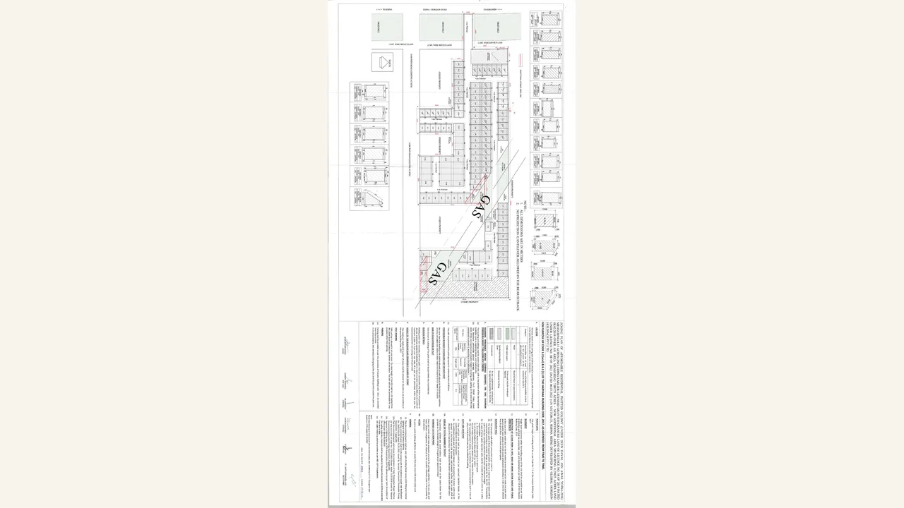 ZONING PLAN — visually reviewed for FLORA AVENUE 33 PHASE III. Source-reviewed for FLORA AVENUE 33 PHASE III.