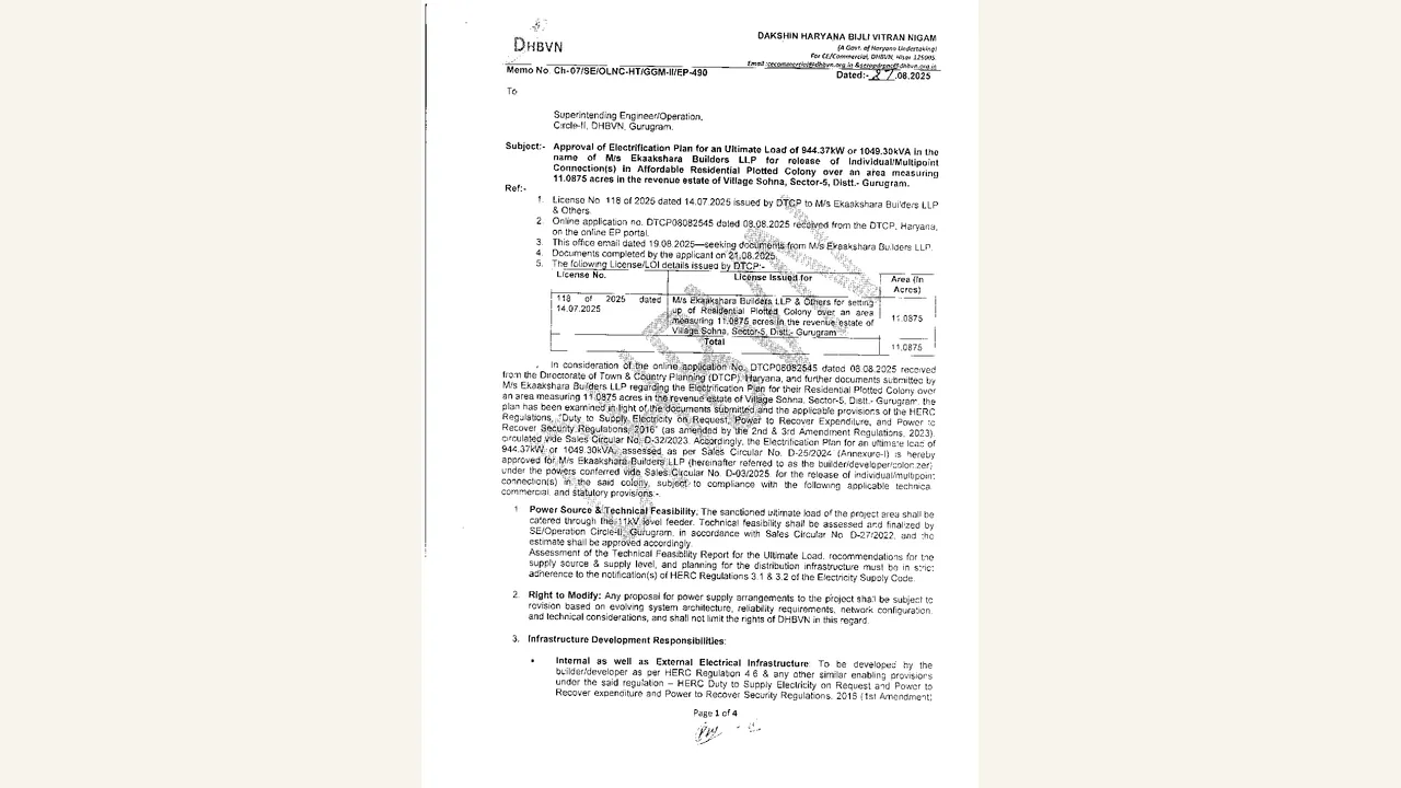 ELECTRIFICATION PLAN APPROVAL — visually reviewed for GARDEN RESIDENCY II. Source-reviewed for GARDEN RESIDENCY II.