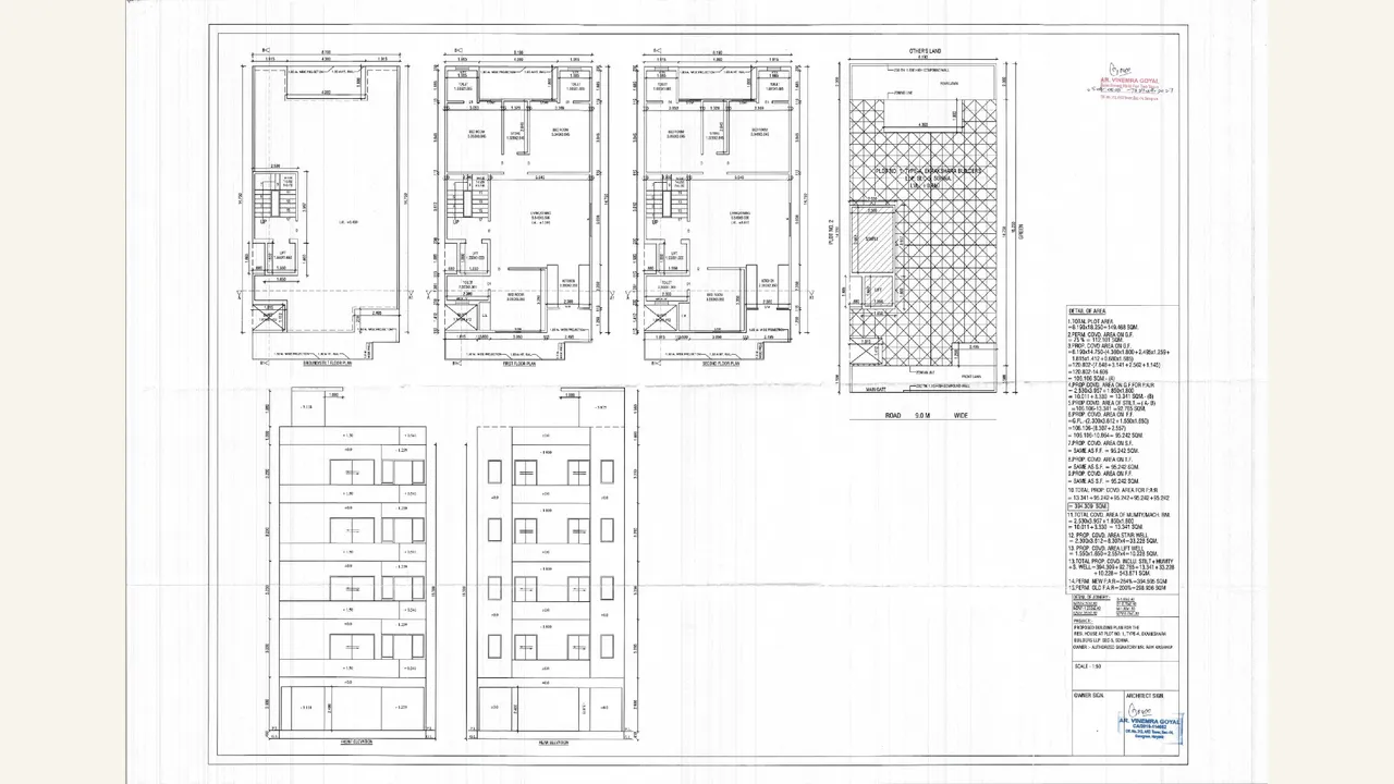 TYPE A --- BUILDING PLANS — visually reviewed for GARDEN RESIDENCY II. Source-reviewed for GARDEN RESIDENCY II.