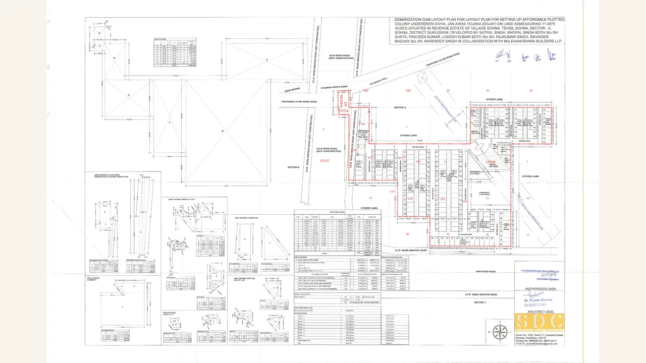 Authority-filed Garden Residency demarcation plan