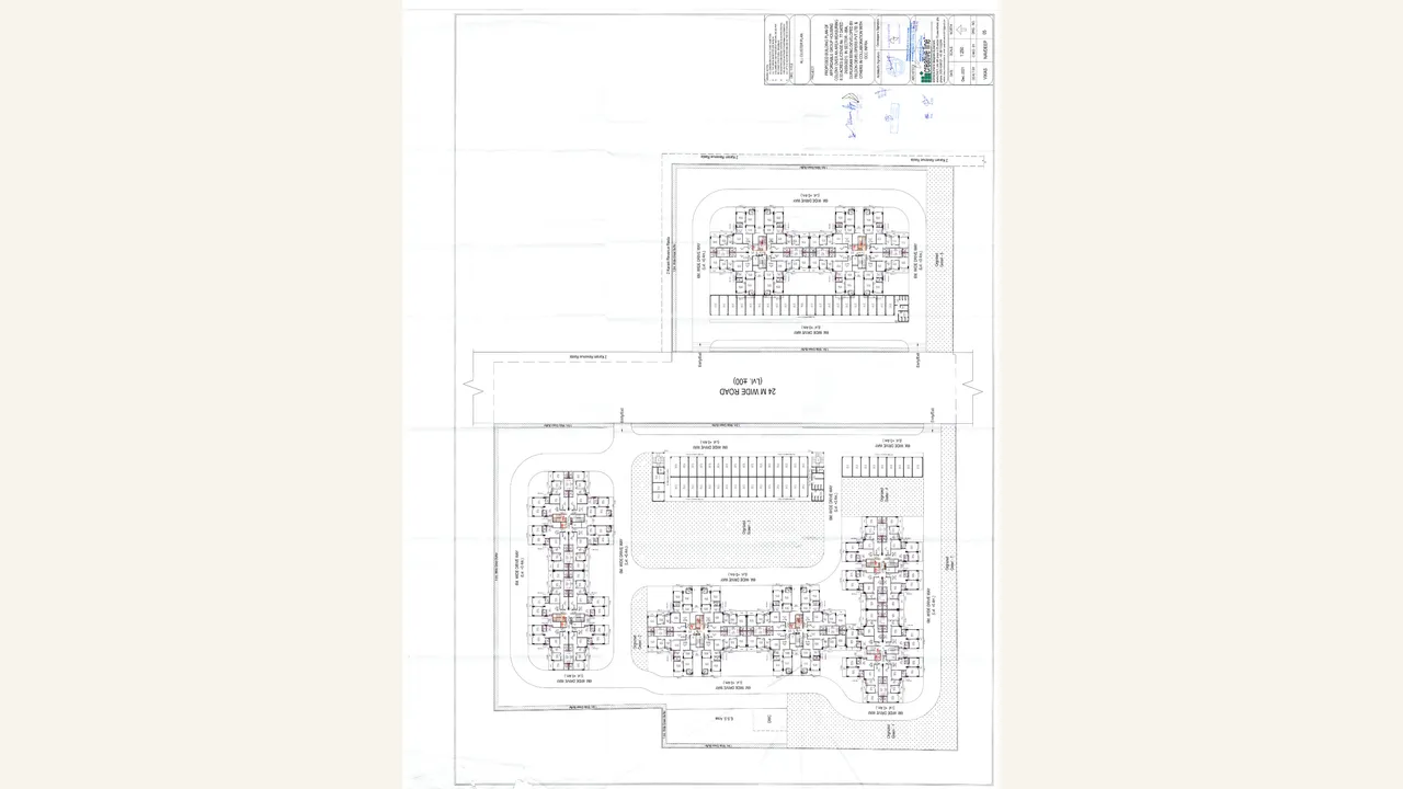Authority-filed cluster plan for Global Heights 88A