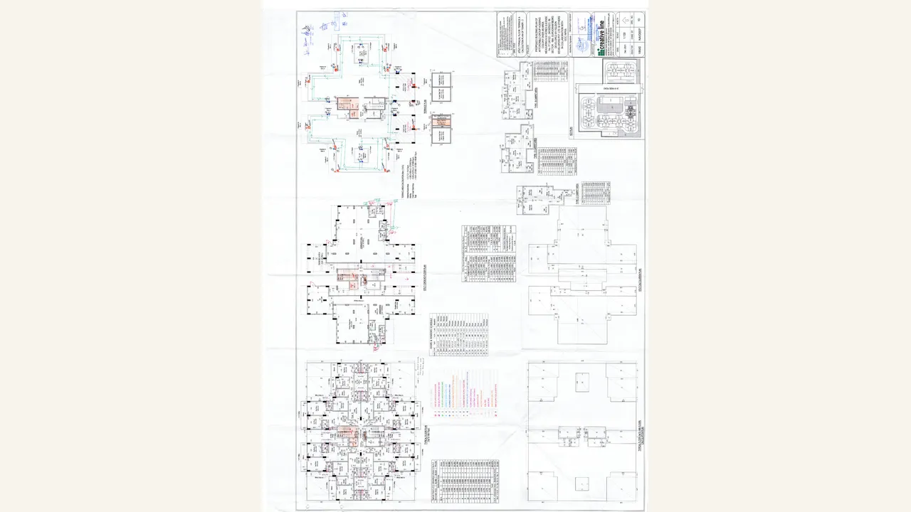Authority-filed floor plan for Tower T3 at Global Heights 88A