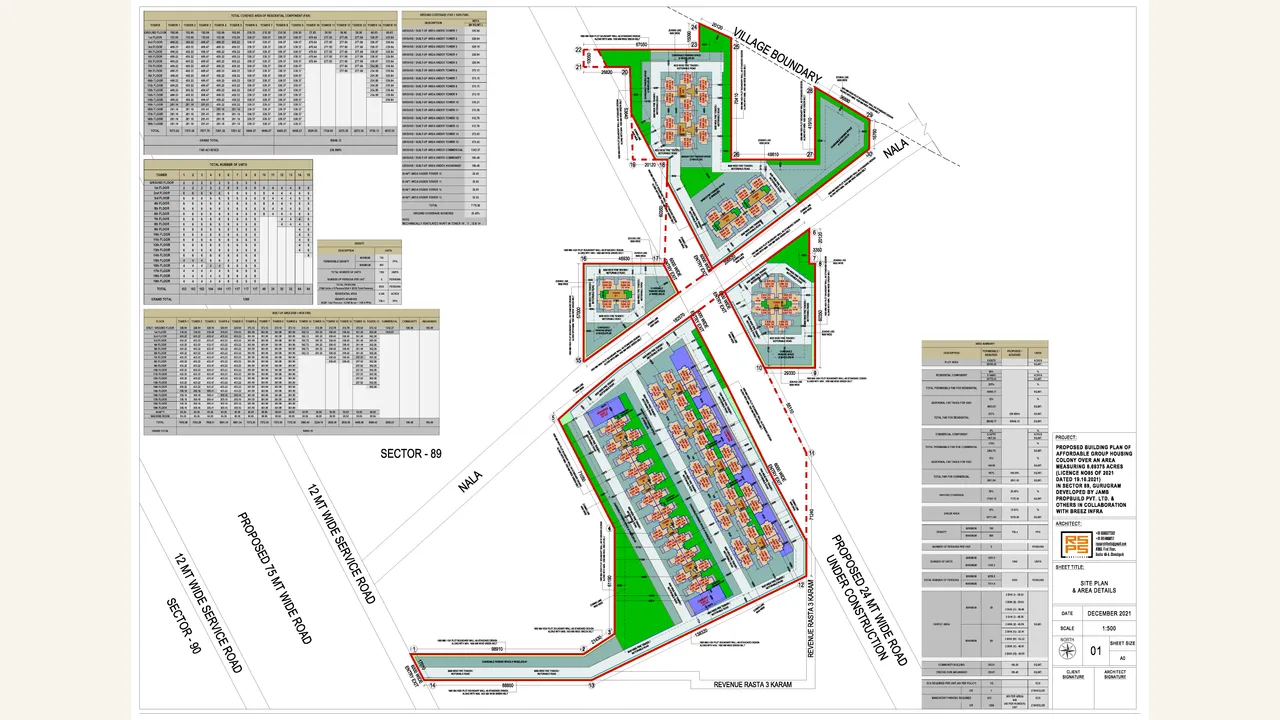 GLOBAL HEIGHTS 89 — approved plans
