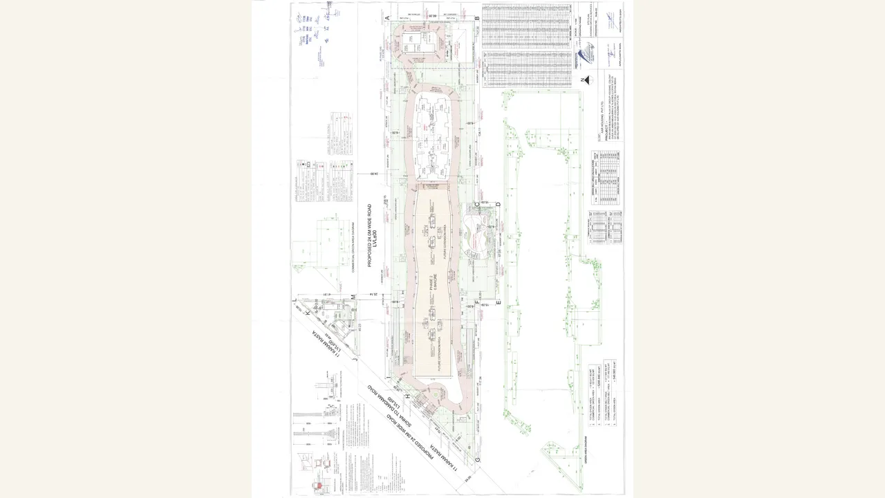 The rendered 1-page HRERA upload labelled “SERVICE PLANS SHOWING THE SERVICES ON THE LAYOUT PLAN” visibly contains engineering/site plan material in the GLS AUREVA Form REP-I filing for Village Khaika, Sector 4, Sohna. The visual page set was reviewed directly; the authority label was not treated as evidence by itself.