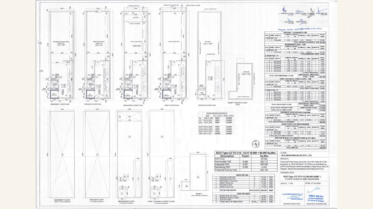 GLS COURTYARD C 3 to c 12 floor plan drawing PDF