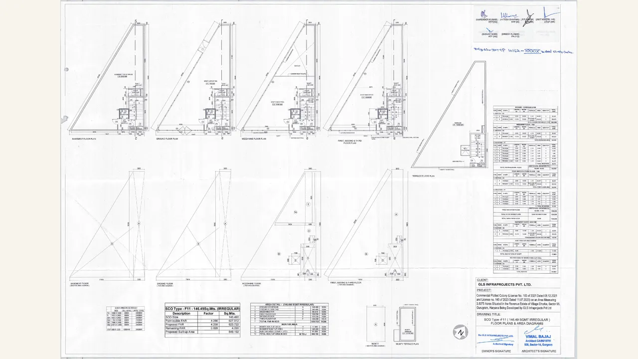 GLS COURTYARD F 11 floor plan drawing PDF