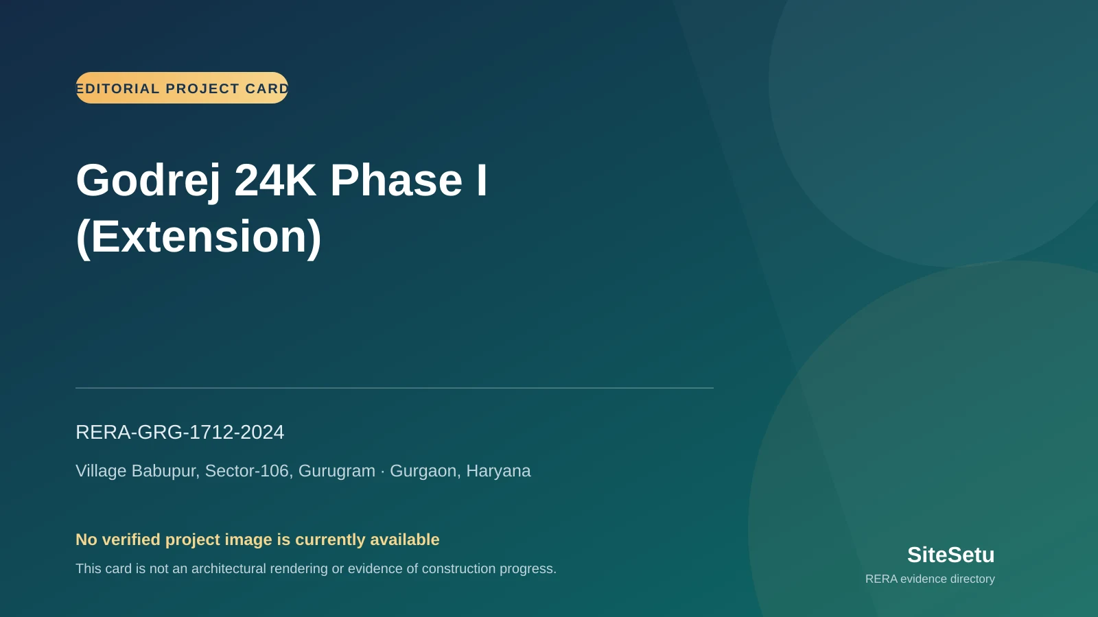 Godrej 24K Phase I (Extension)