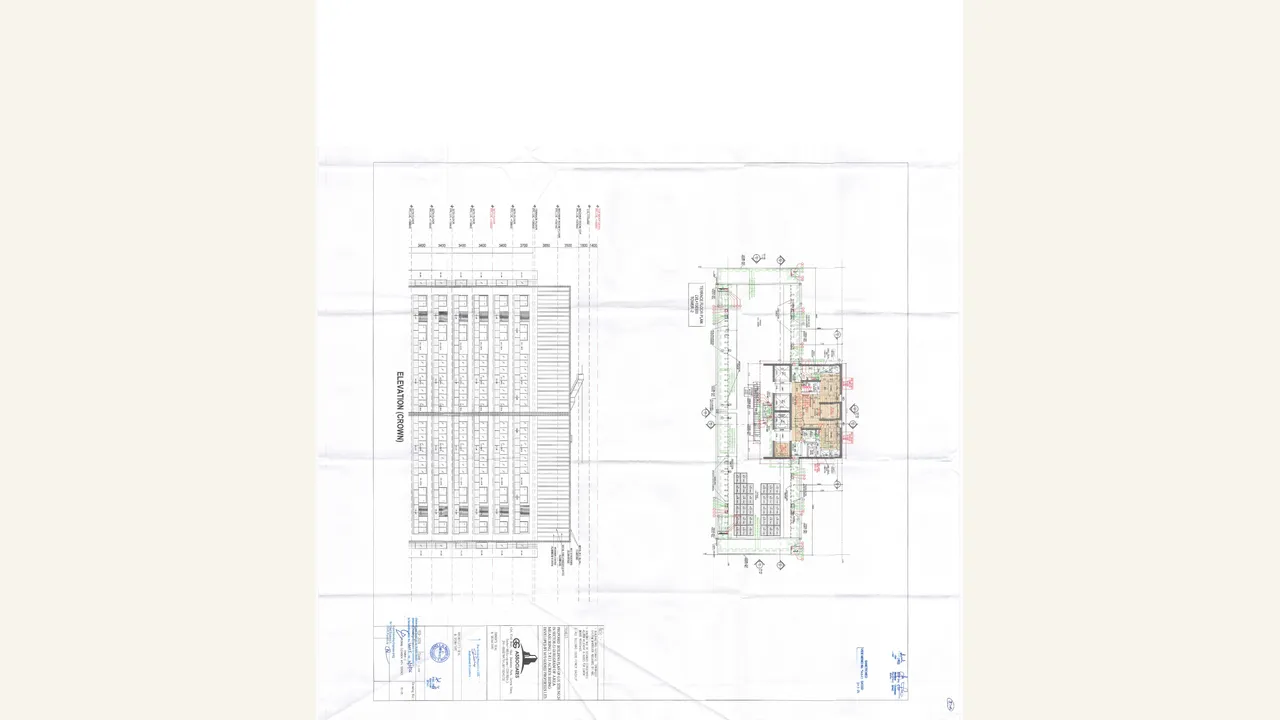 Tower 2 crown elevation with terrace visually verified for Godrej Samaris