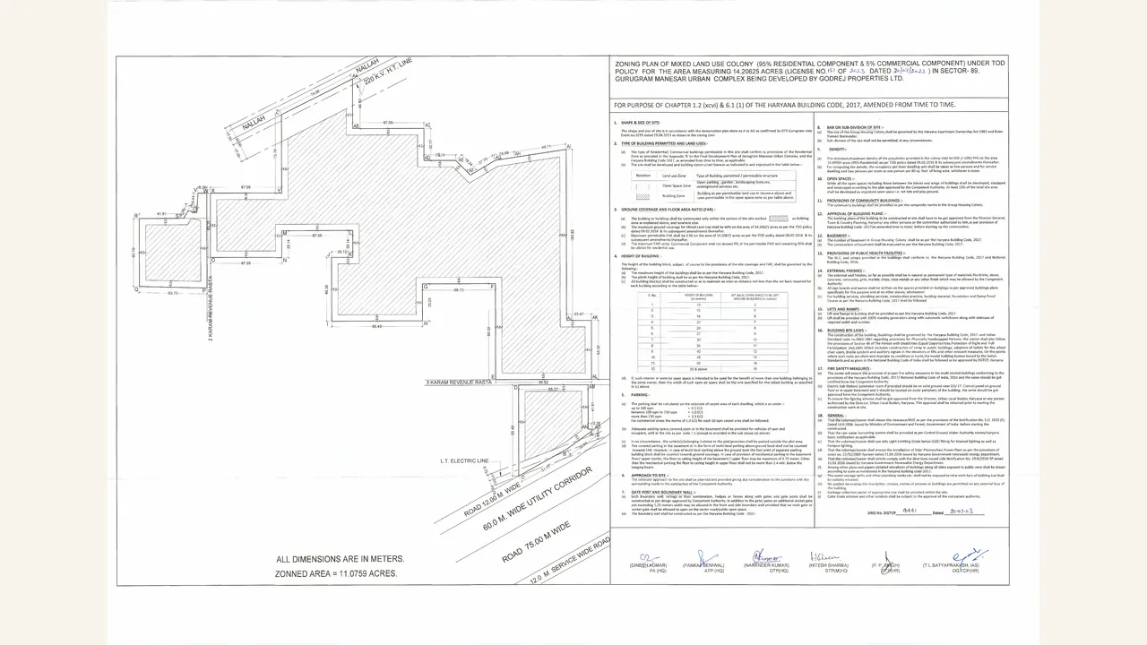 Godrej Zenith — approved plans