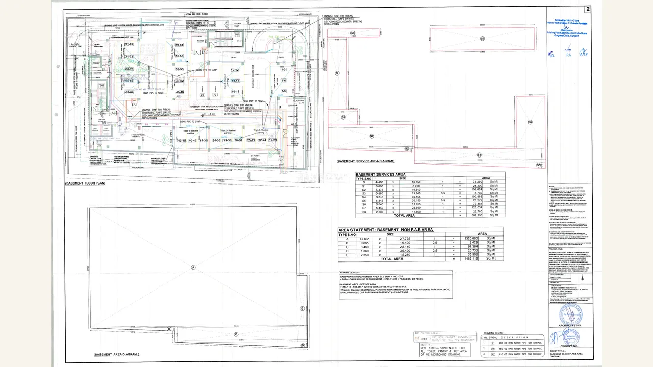 Basement Floor Plan reviewed for Good Earth 71