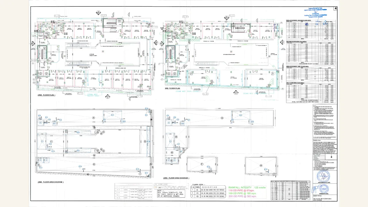 Second- And Third-Floor Plan reviewed for Good Earth 71