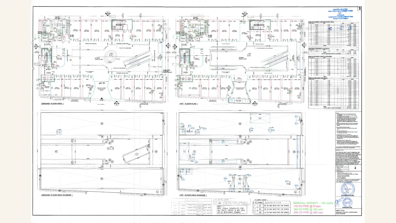 Ground- And First-Floor Plan reviewed for Good Earth 71