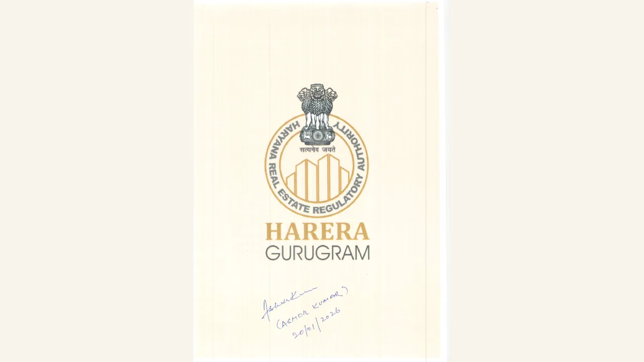 HRERA Registration Certificate reviewed for GRATITUDE 84